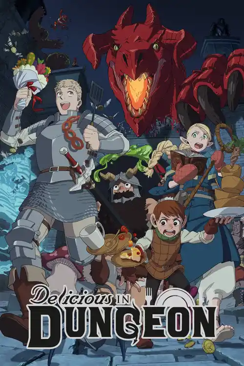 Download Delicious in Dungeon (Season 1) Multi Audio {Hindi English Japanese} Anime Series 480p 720p & 1080p WEB DL 8 delicious in dungeon season 1